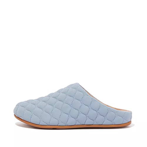 Fitflop CHRISSIE Quilted Tøfler Dame Lyse Blå | 298037-Z