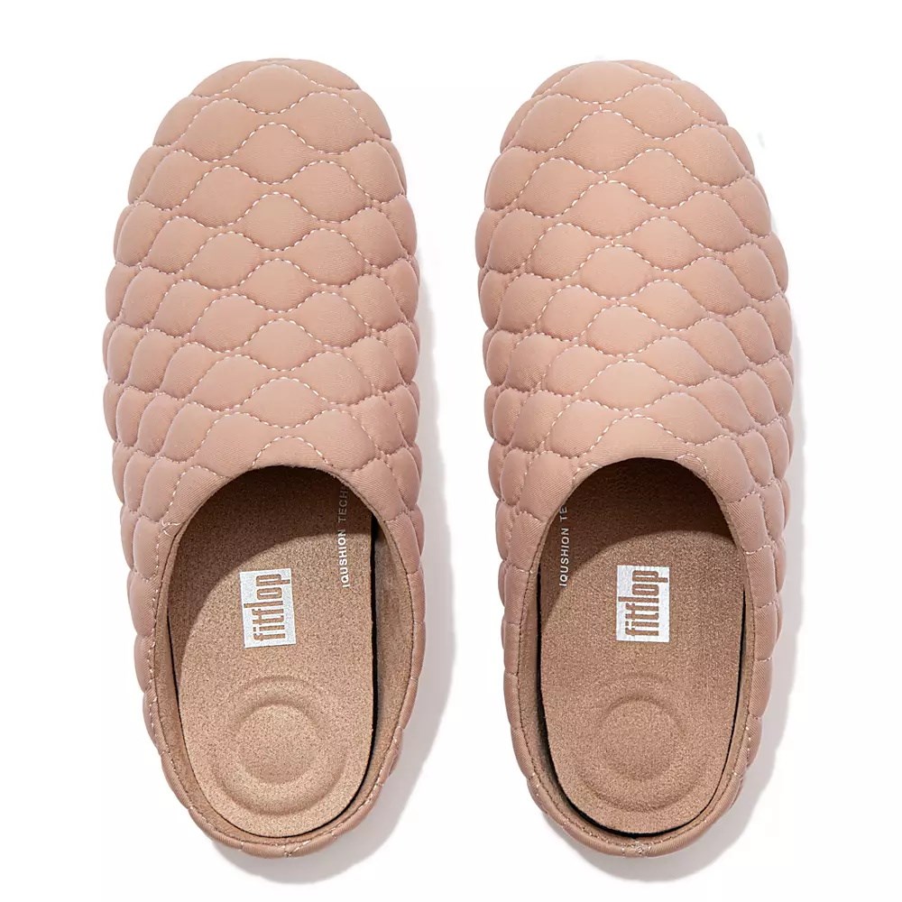 Fitflop CHRISSIE Quilted Tøfler Dame Beige | 128465-P