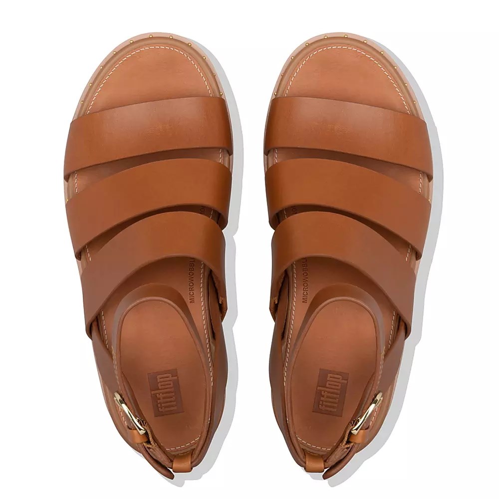 Fitflop ELOISE Espadrille Kilesandaler Dame Brune | 891756-X
