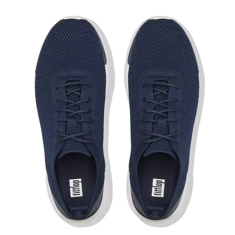 Fitflop FLEXKNIT Joggesko Herre Marineblå | 432619-S