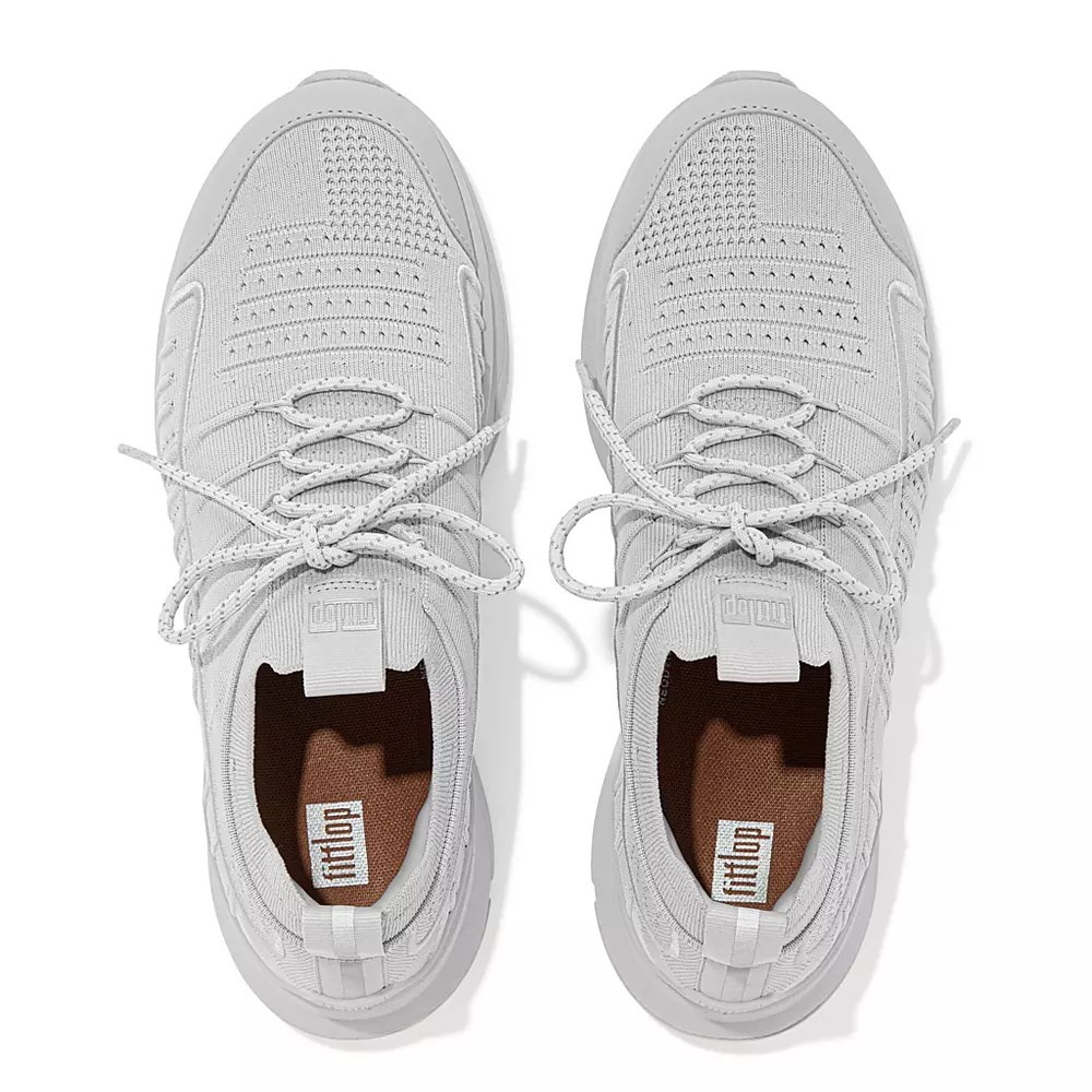 Fitflop VITAMIN FF Knit Joggesko Herre Lyse Grå | 165327-U
